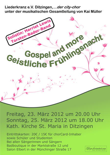 Gospel and more – Geistliche Frühlingsnacht